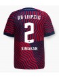 Billige RB Leipzig Mohamed Simakan #2 Bortedrakt 2023-24 Kortermet